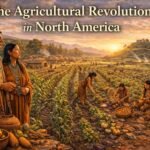Indigenous agriculture at sunset