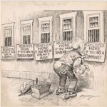 Cold War political cartoon