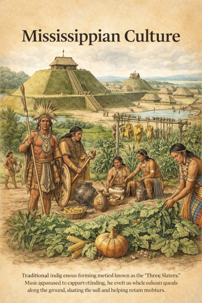Depiction of Mississippian civilization
