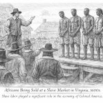 Slave market in Virginia