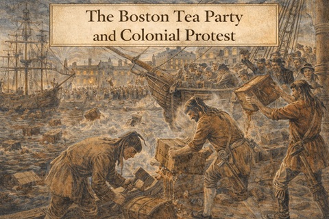 The Boston Tea Party and colonial protest