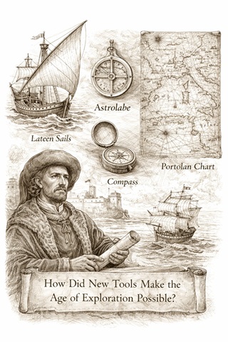 Tools that were developed during the 14th century, comprising technology in the age of exploration