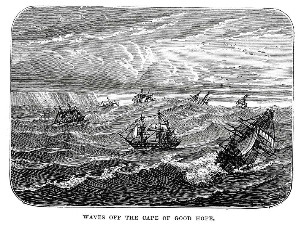 Waves off the Cape of Good Hope